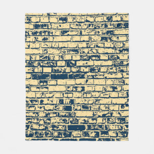 Manta Polar Textura de una pared de ladrillo. Elegante diseño 