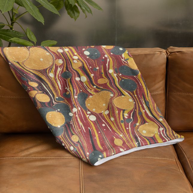 Manta Polar Textura Decorativa Del Sr. Alexander Pope (Decorative Texture Of Mr. Alexander Pope Fleece Blanket)