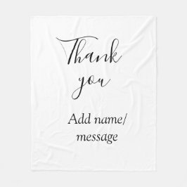 Manta Polar Thank you add name message simple stylish calligra