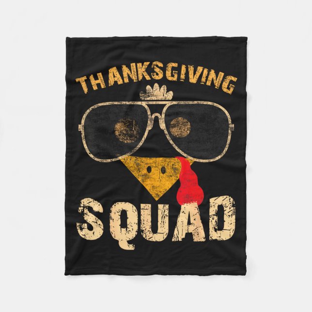 Manta Polar Thanksgiving Squad Turkey Day Fall Matching Women  (Anverso)