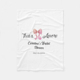 Manta Polar that's amore bridal shower pink retro bow boho nam