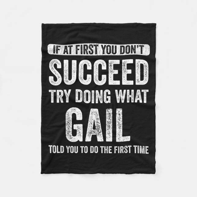 Manta Polar That's My Name Co. Gail If At First You Don't Succ (Anverso)