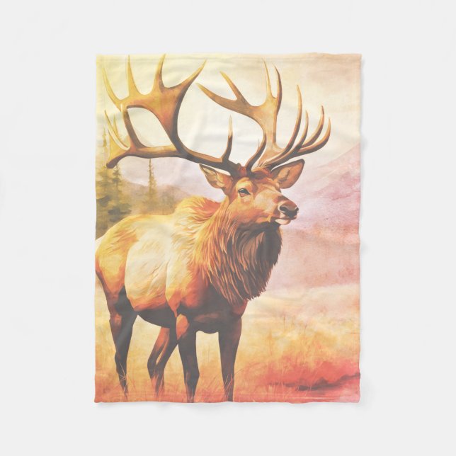 Manta Polar The big Old Bull Elk (Anverso)