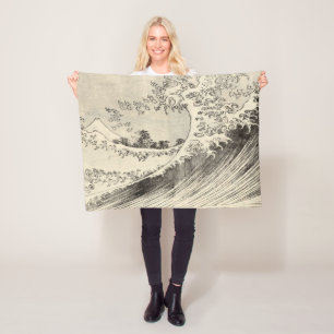 Manta Polar The Big Wave (de Katsushika Hokusai)