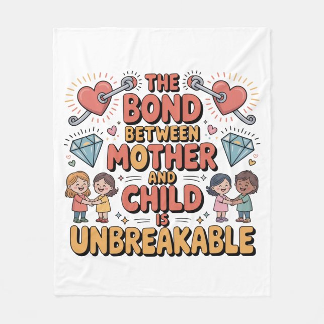 Manta Polar The Bond Between Mother And Child Is Unbreakable (Anverso)