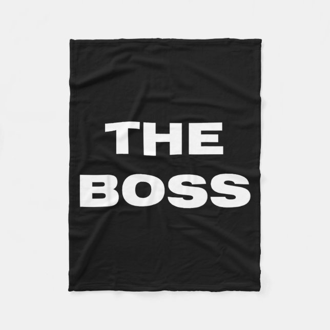 Manta Polar The Boss - The Real Boss Couple  (Anverso)