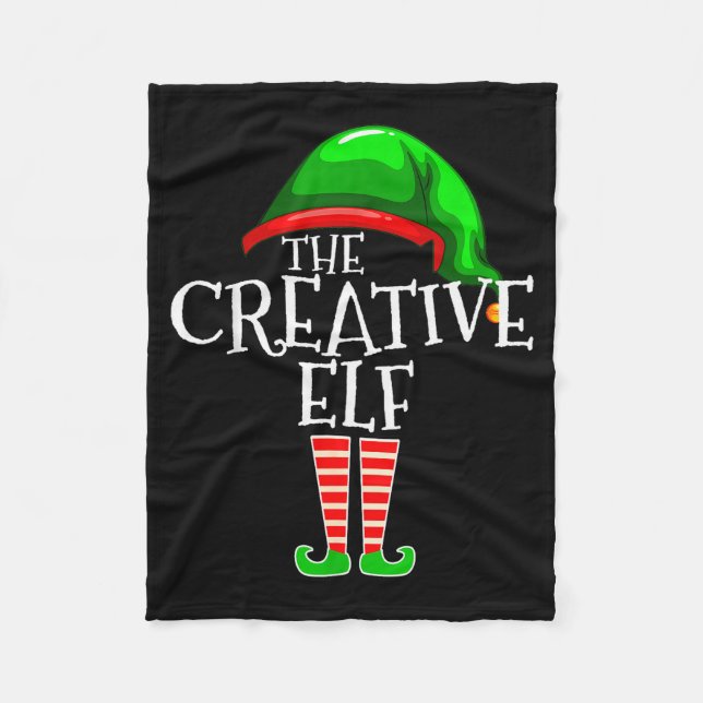 Manta Polar The Creative Elf Family Matching Group Christmas  (Anverso)