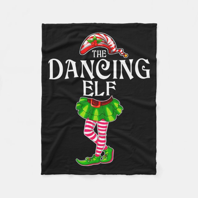 Manta Polar The Dancing Elf Christmas Matching Family Group  (Anverso)