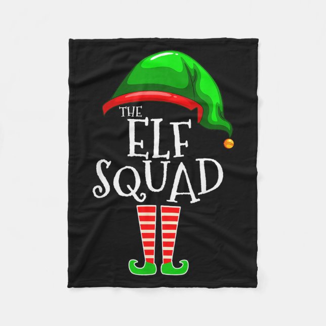 Manta Polar The Elf Squad Family Matching Group Christmas  (Anverso)
