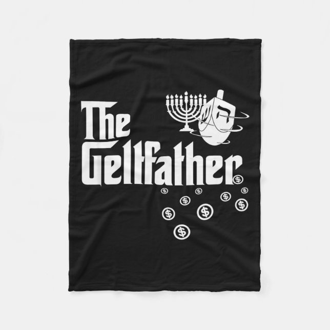 Manta Polar The Geltfather Hanukkah Gelt Dreidel Jewish Dad Me (Anverso)