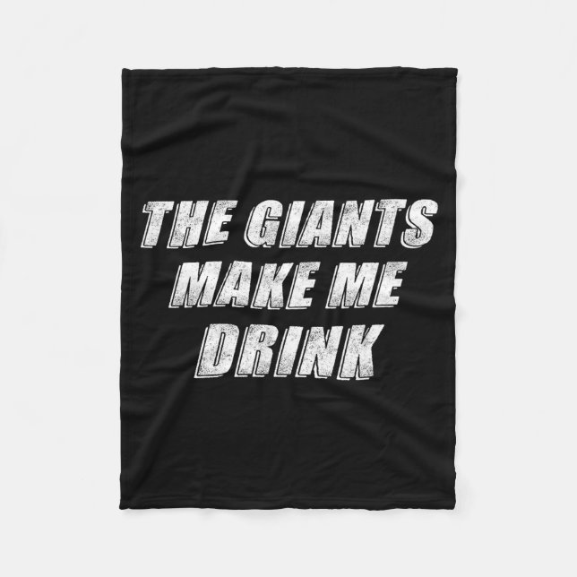 Manta Polar The Giants Make Me Drink Funny  (Anverso)