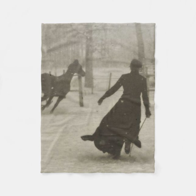 Manta Polar The Horse Trainer By Felix Thiollier 1899 (Anverso)