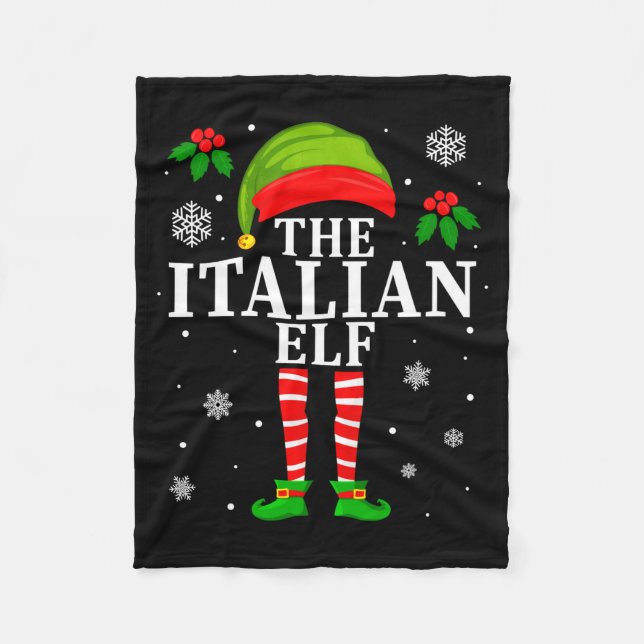 Manta Polar The Italian Elf Family Matching Christmas Pajama L (Anverso)