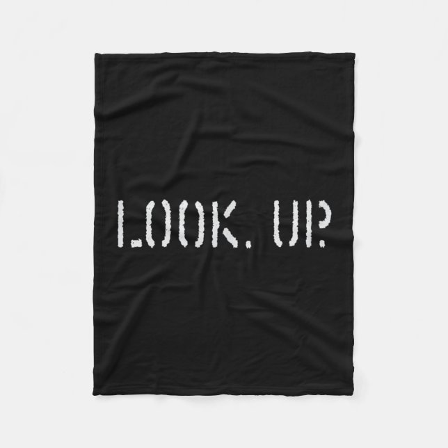 Manta Polar The Look Up Keep Looking Up Motivational Tees  (Anverso)