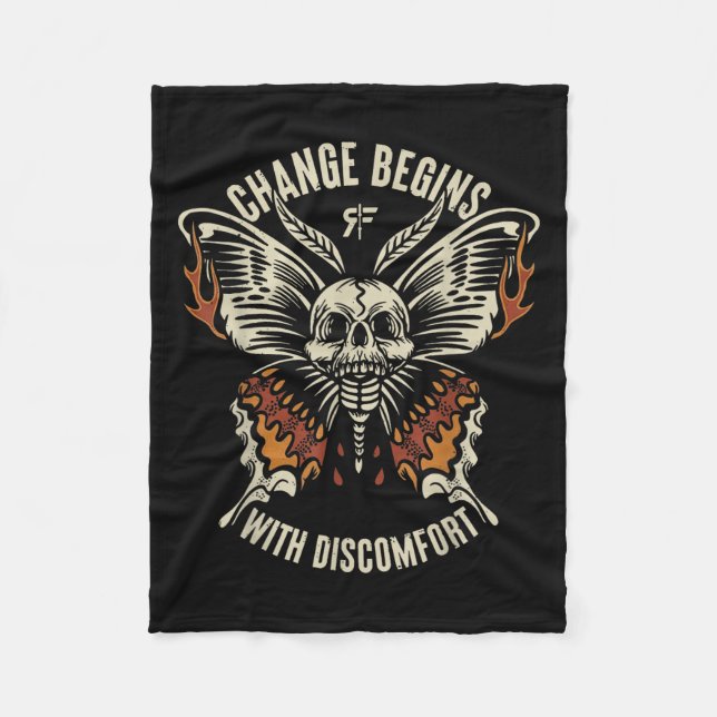 Manta Polar The Marisa Butterfly Skull Change Begin With Disco (Anverso)