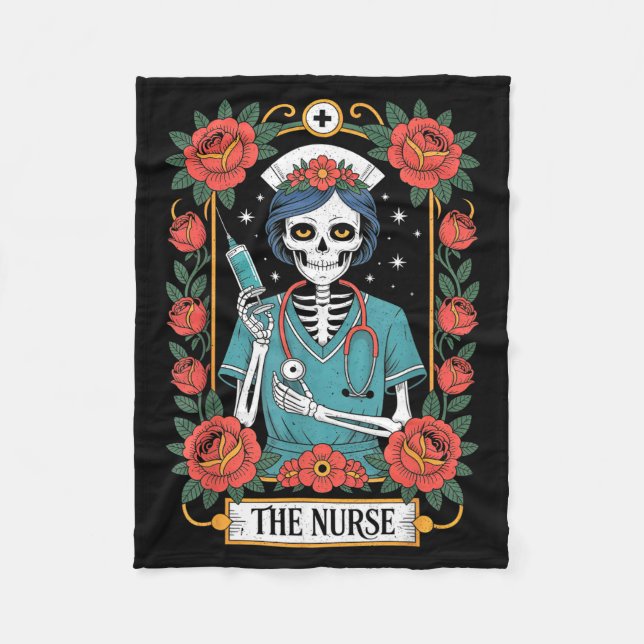 Manta Polar The Nurse Tarot Card  (Anverso)