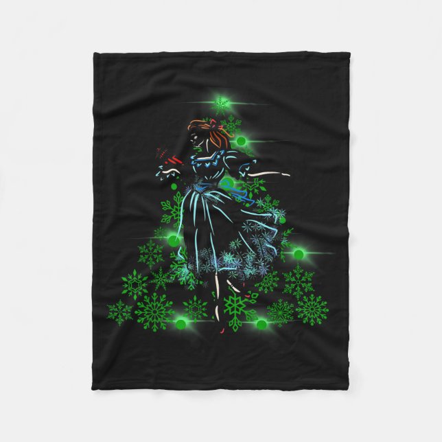 Manta Polar The Nutcracker Ballet And Clara Marie Christmas Tr (Anverso)