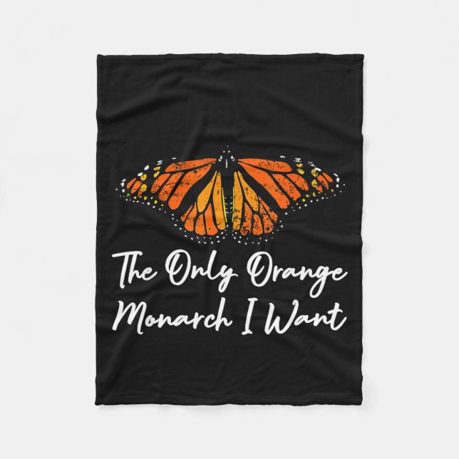 Manta Polar The Only Orange Monarch Elegant Butterfly Nature L (Anverso)