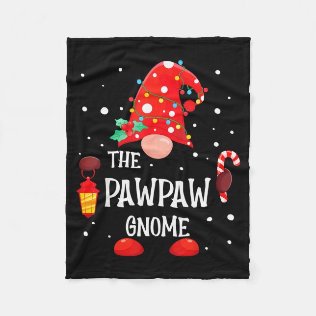 Manta Polar The Pawpaw Gnome Matching Family Christmas Gnome P (Anverso)