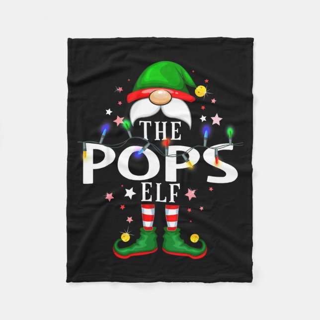 Manta Polar The Ps Elf Christmas Family Pajama Party  (Anverso)