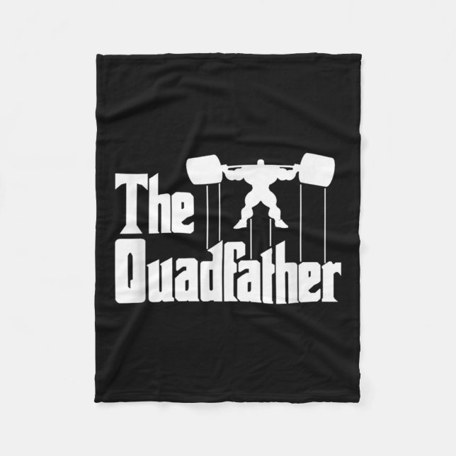 Manta Polar The Quadfather Gym Motivational Humor Tee Shirt  (Anverso)