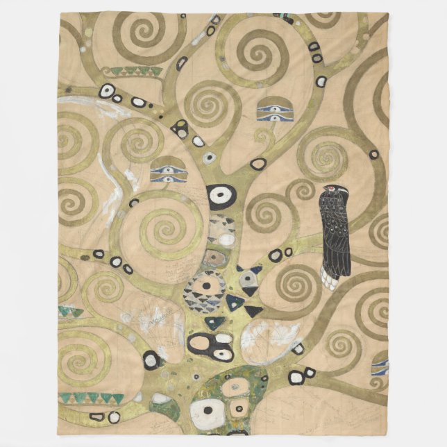 Manta Polar The Tree of Life, Gustav Klimt OIl Painting  (Anverso)