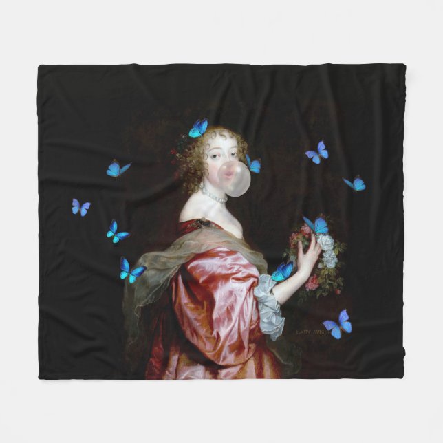 Manta Polar The Unexpected Arrival of Blue Butterflies (Frente (Horizontal))