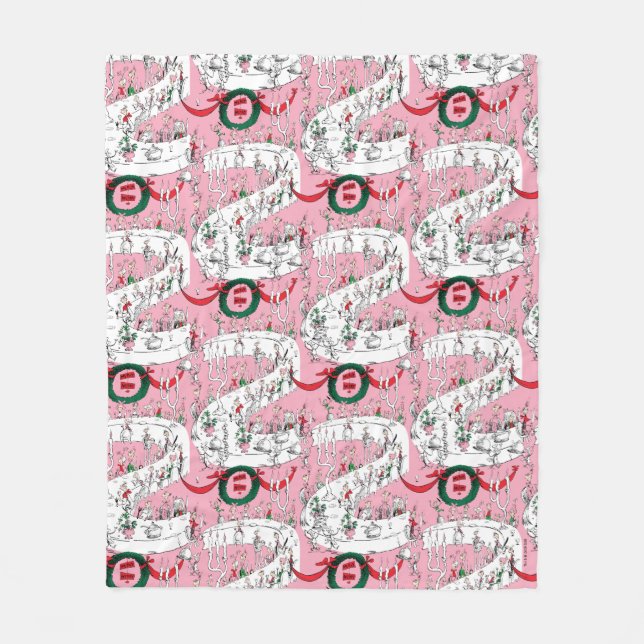 Manta Polar The Whos' Merry Christmas Feast (Anverso)