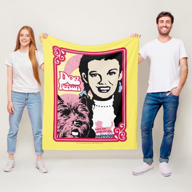 Manta Polar The Wizard Of Oz™ | Dorothy™ & Toto™ - Dog Person (In situ)
