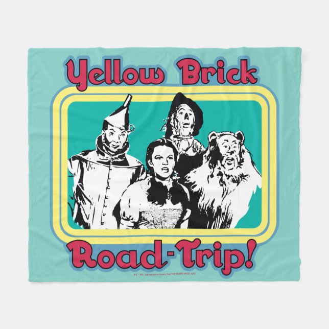 Manta Polar The Wizard Of Oz™ | Yellow Brick Road-Trip! (Frente (Horizontal))