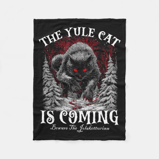 Manta Polar The Yule Cat Is Coming  (Anverso)