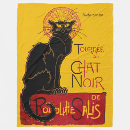 Manta Polar Theophile Steinlen - Le Chat Noir Vintage