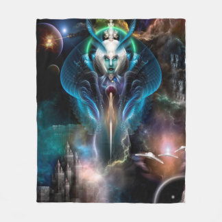 Manta Polar Thera Queen Of The Galaxy Fleece Blanket