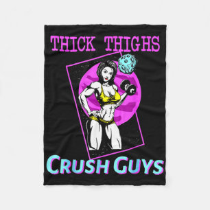 Manta Polar Thiick Thighs Crush Hombres Halterofilia Bodybuild