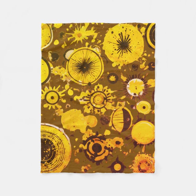 Manta Polar This Bunch of yellow splatter  (Anverso)
