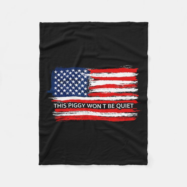 Manta Polar This Ggy Won't Be Quiet Funny Flag  (Anverso)