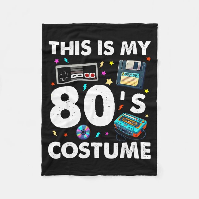 Manta Polar This Is My 80s Costume 80's 90's Party Men Women K (Anverso)