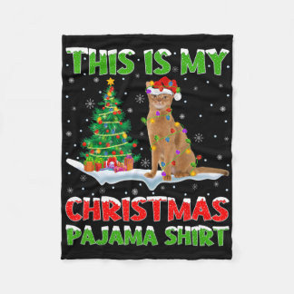 Manta Polar This Is My Christmas Pajama Shirt Christmas