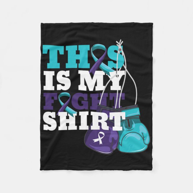 Manta Polar This Is My Fight Suicide Prevention Fighter Strong (Anverso)