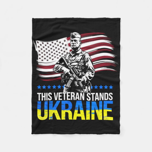 Manta Polar This Veteran Stands With Ukraine 3  (Anverso)