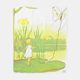 Manta Polar Thumbelina Chica Habitación Pastel Fleece Blanket