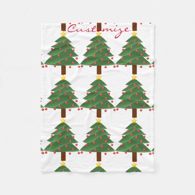 Manta Polar Thunder_Cove de árbol de Navidad (Anverso)