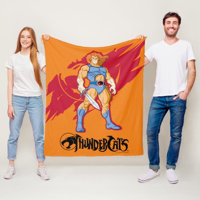 Manta Polar ThunderCats | Gráfica de caracteres de león-O (In situ)