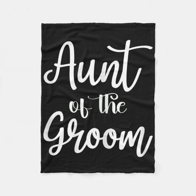 Manta Polar Tía del novio compromiso casada fiesta de boda (Anverso)