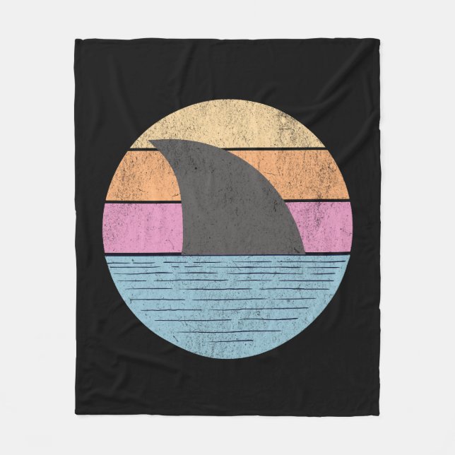Manta Polar Tiburón al atardecer (Anverso)