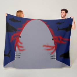 Manta Polar Tiburón mordido