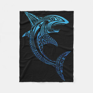 Manta Polar Tiburón tribal artístico tatuaje polinesio hawaian