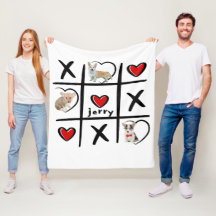 Tic-Tac-Toe Fotografías y nombre de los amantes de