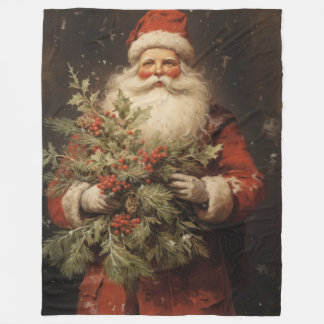 Manta Polar Tidings con el tiempo apreciados Yule Blanket