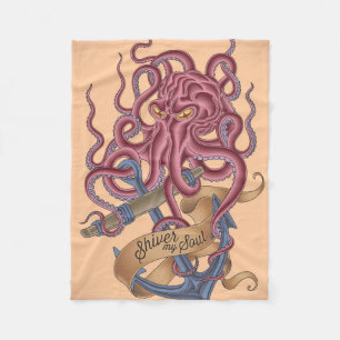 Manta Polar Tiembla mi pulpo Tatto del alma el  